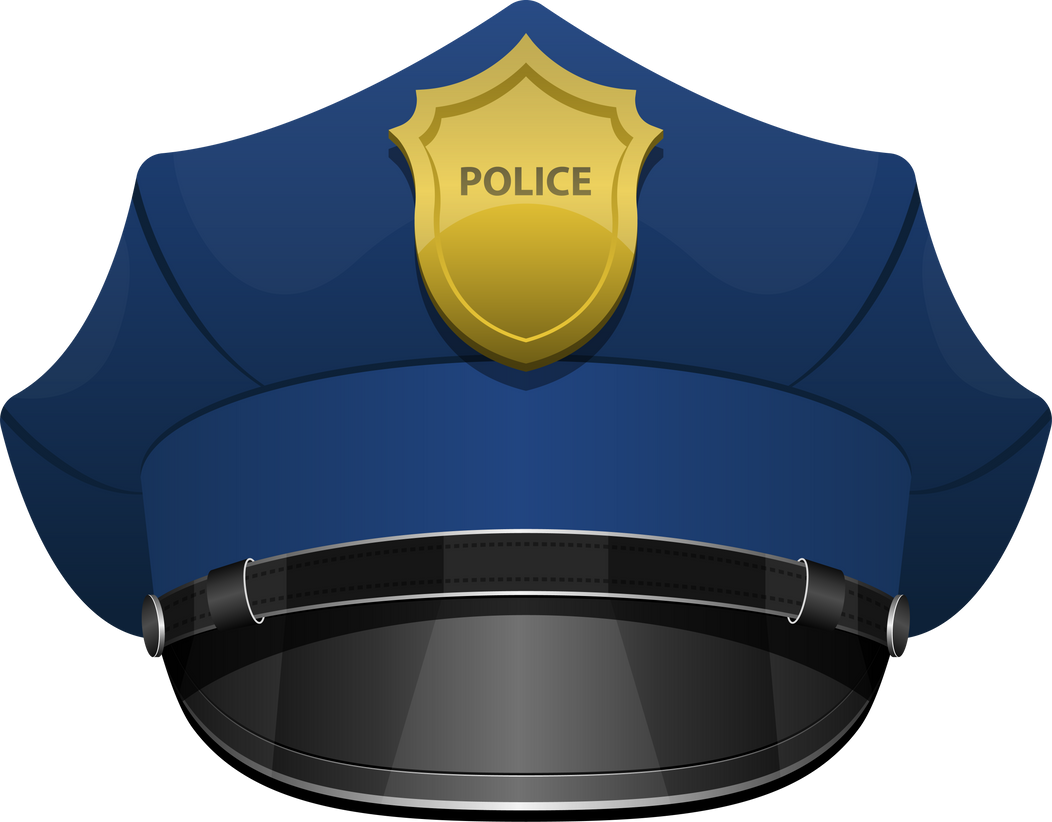 Police Hat Illustration
